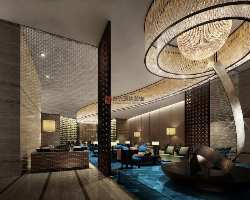 北京萬興通達(dá)辦公裝修項(xiàng)目-鉑爾曼酒店裝修案例效果圖