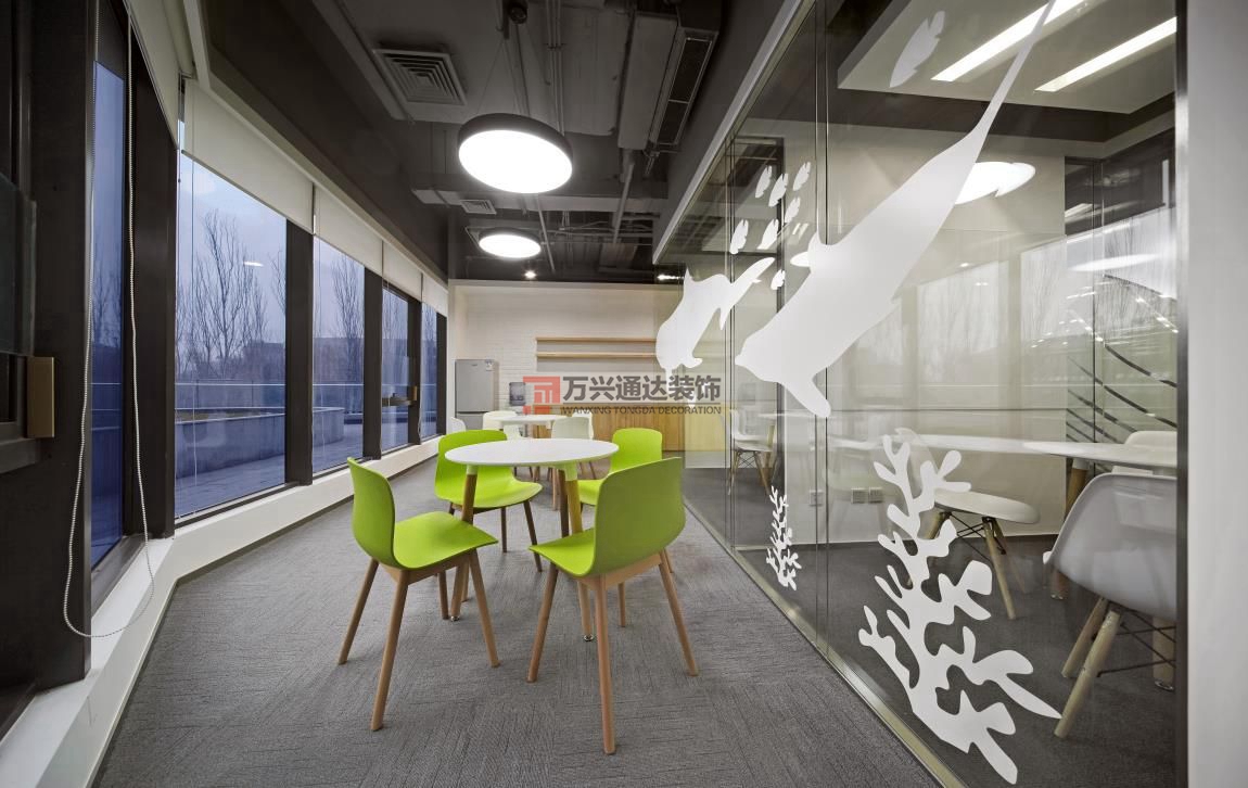北京萬興通達辦公裝修項目-前海點金石科技裝修效果圖