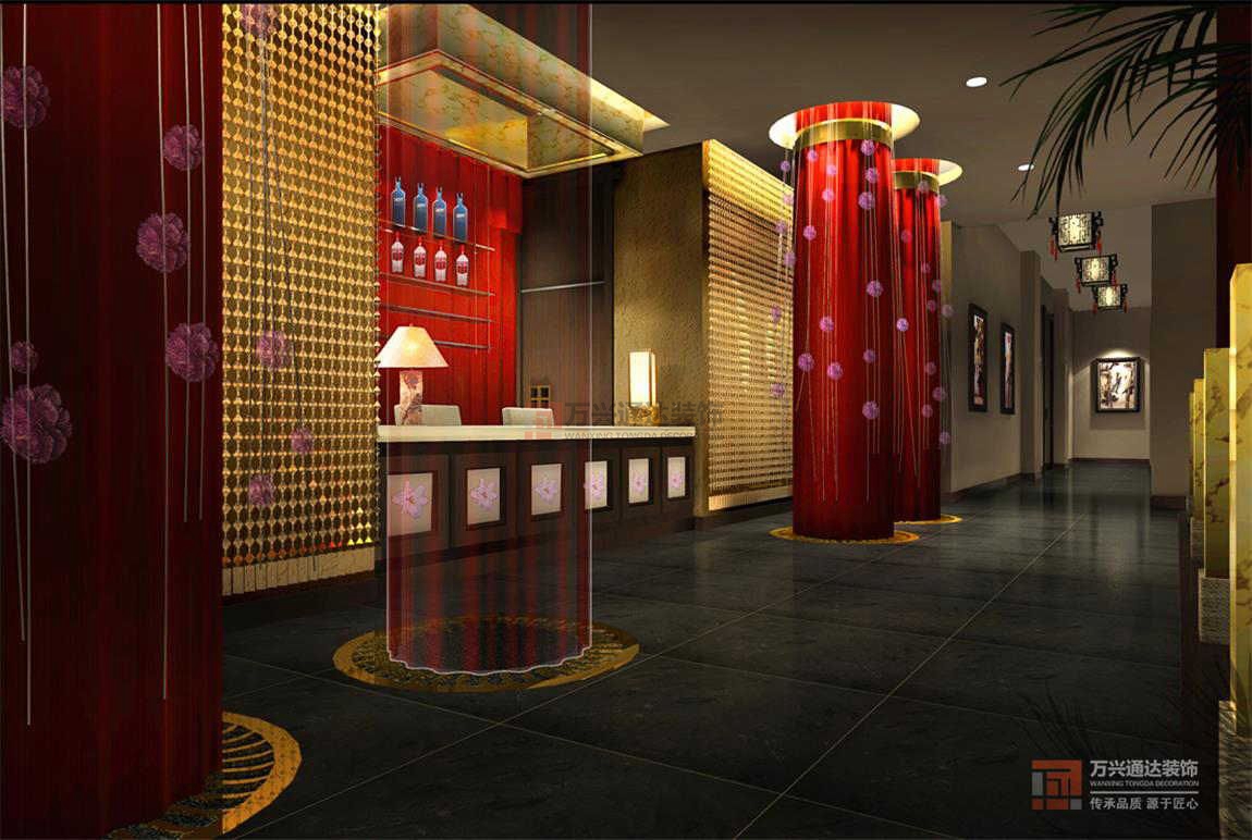 北京萬興通達(dá)辦公裝修項(xiàng)目-多福肥牛火鍋店裝修效果圖