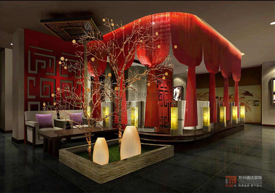 北京萬興通達(dá)辦公裝修項(xiàng)目-多福肥牛火鍋店裝修效果圖