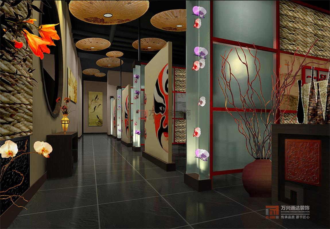 北京萬興通達(dá)辦公裝修項(xiàng)目-多福肥牛火鍋店裝修效果圖