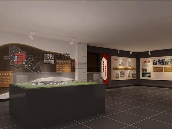 北京萬興通達辦公裝修項目-太陽宮鄉(xiāng)情村史館設(shè)計方案裝修效果圖