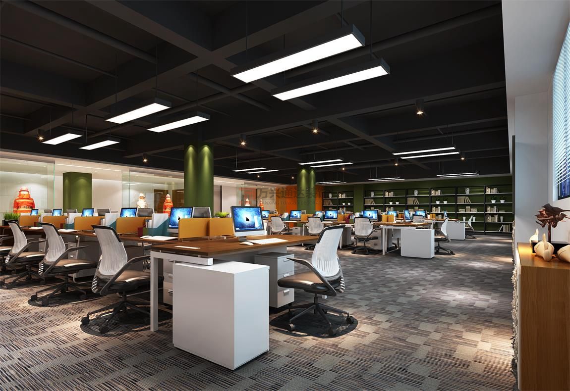 北京萬興通達(dá)辦公裝修項(xiàng)目-鄰之趣網(wǎng)絡(luò)科技裝修效果圖