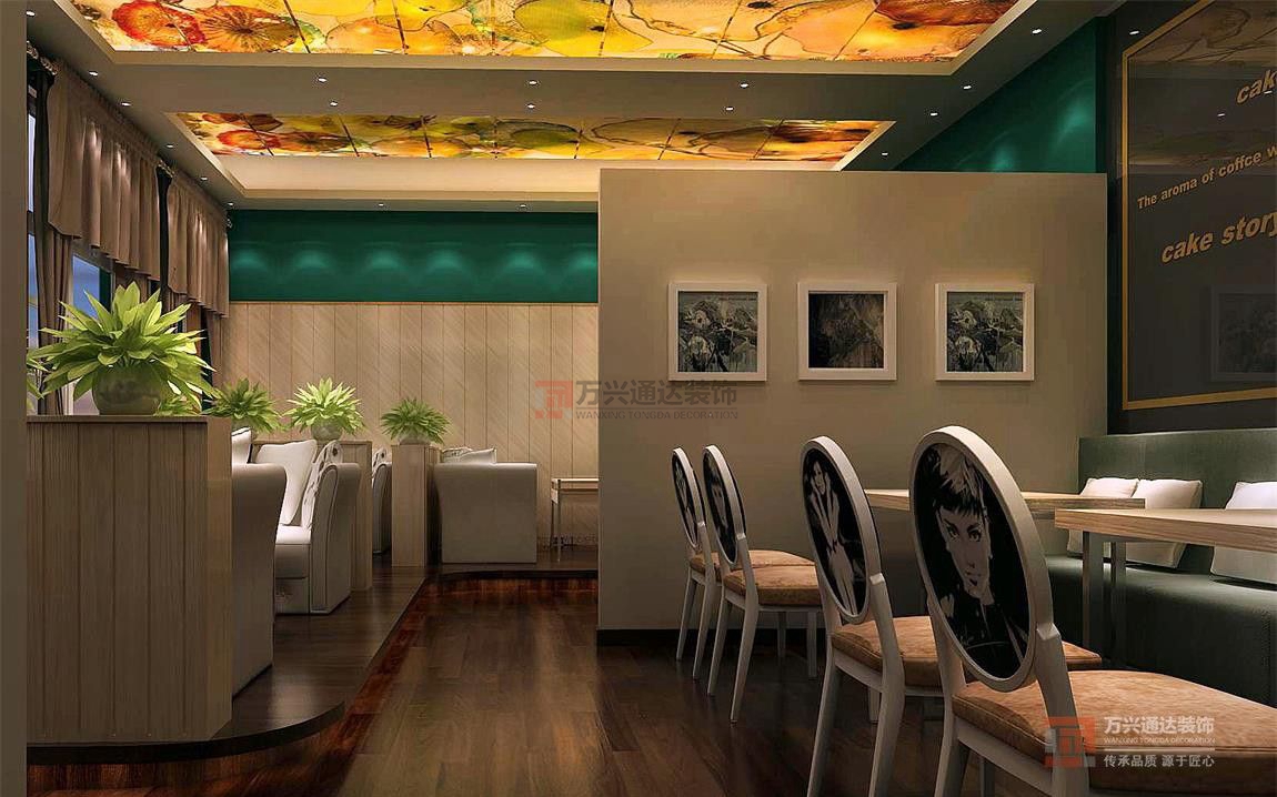 北京萬興通達辦公裝修項目-JUICE西餐廳裝修效果圖