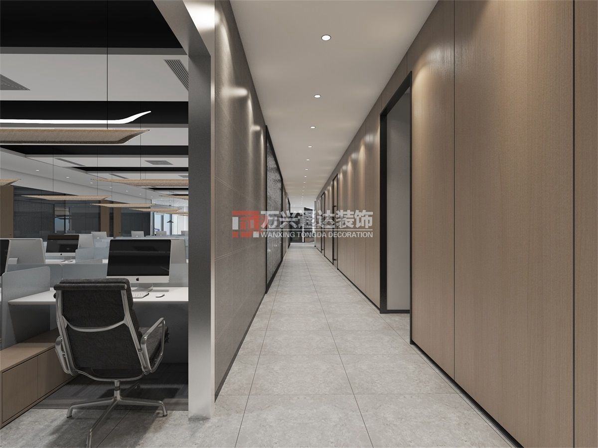 北京萬興通達(dá)辦公裝修項(xiàng)目-某保險(xiǎn)北京分公司職場(chǎng)辦公室裝修效果圖