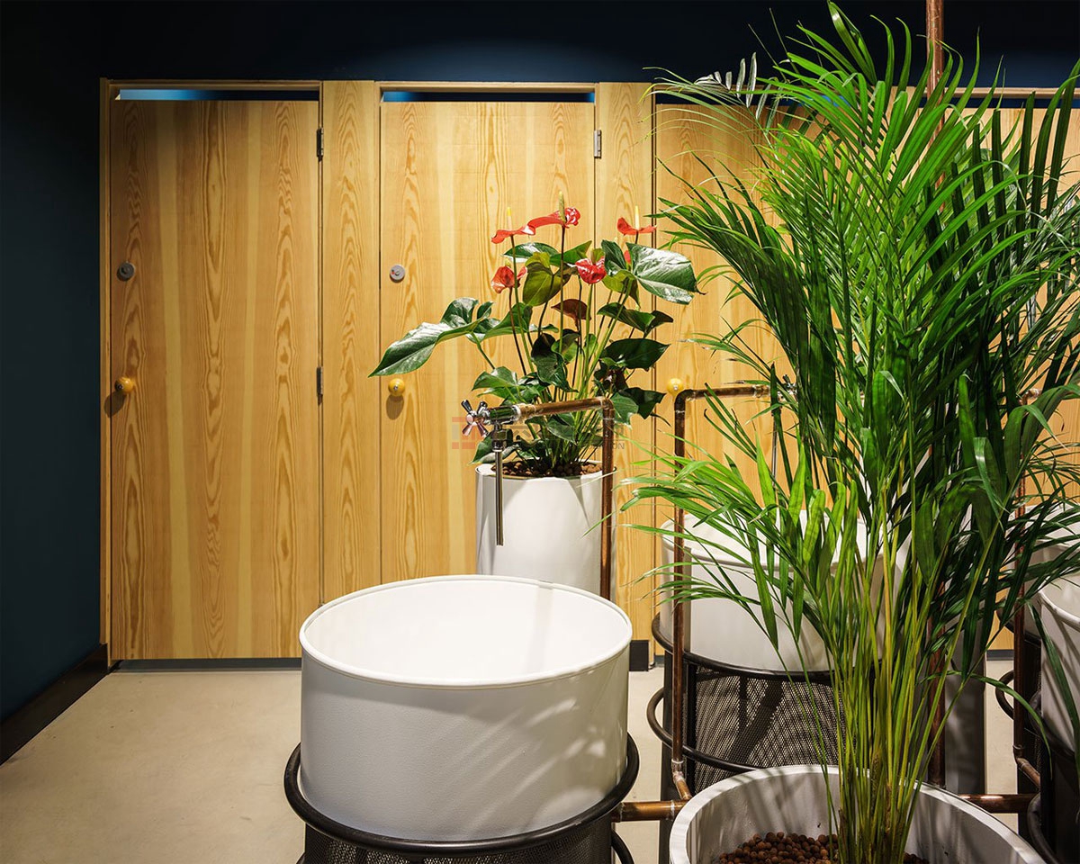 北京萬興通達辦公裝修項目-天地餐廳裝修效果圖