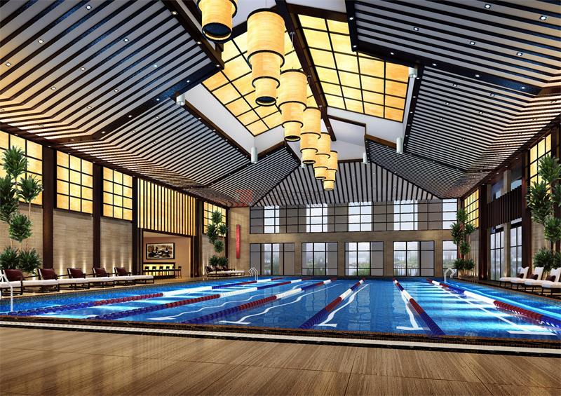 北京萬興通達辦公裝修項目-德馨溫泉酒店裝修案例效果圖