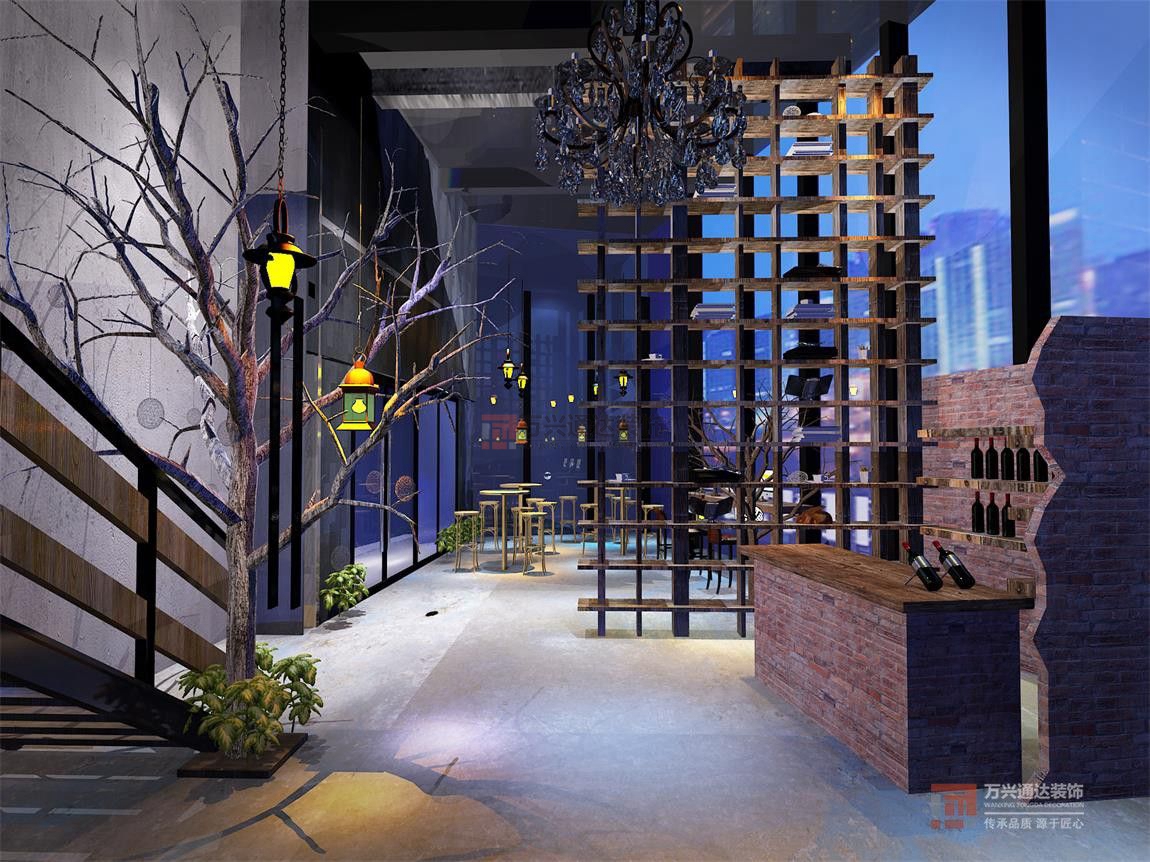 北京萬(wàn)興通達(dá)辦公裝修項(xiàng)目-釜山料理餐廳裝修效果圖