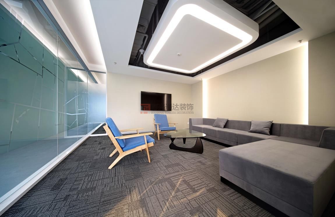 北京萬(wàn)興通達(dá)辦公裝修項(xiàng)目-隆訊科技公司裝修效果圖