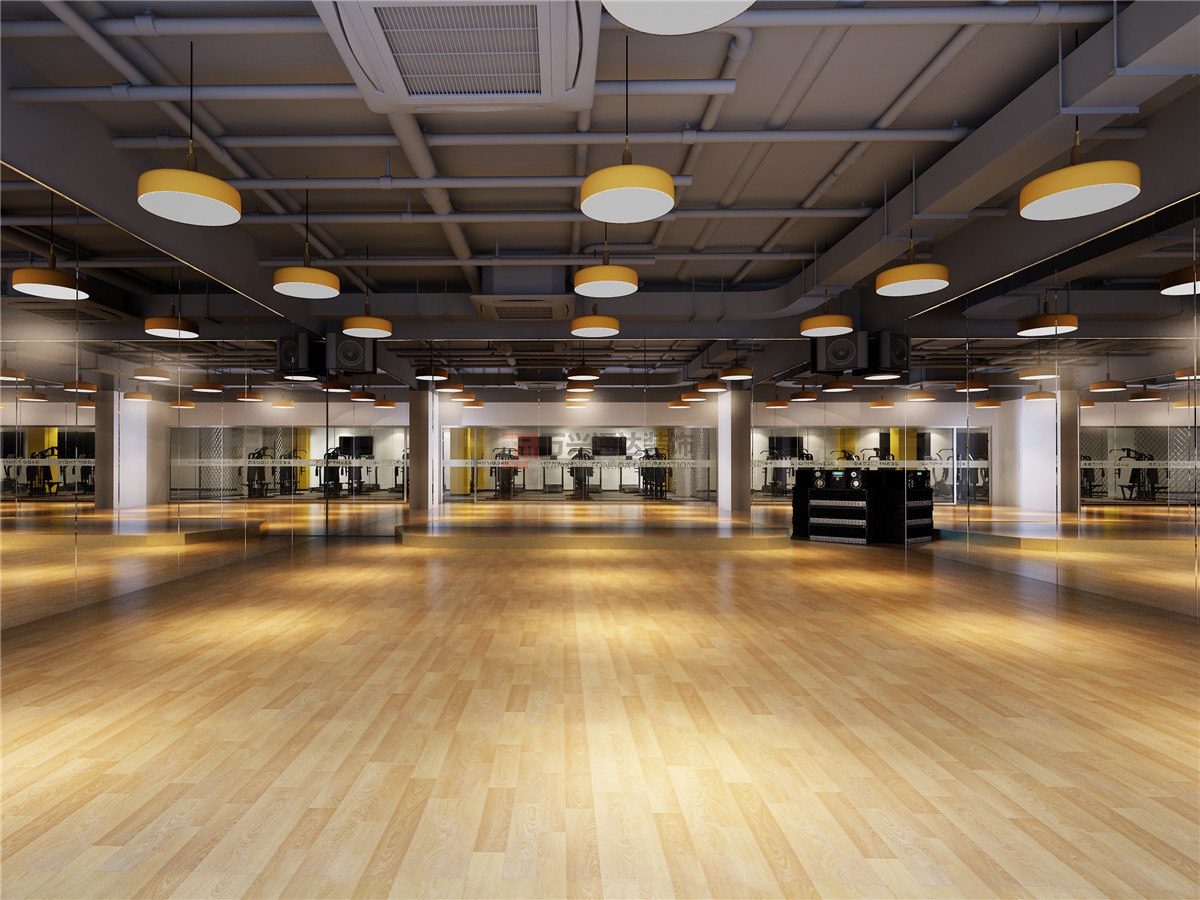 北京萬興通達(dá)辦公裝修項(xiàng)目-高迪健身裝修效果圖