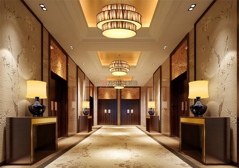 北京萬興通達辦公裝修項目-德馨溫泉酒店裝修案例效果圖