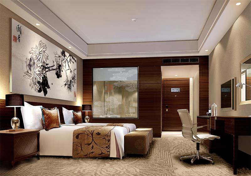 北京萬興通達辦公裝修項目-德馨溫泉酒店裝修案例效果圖