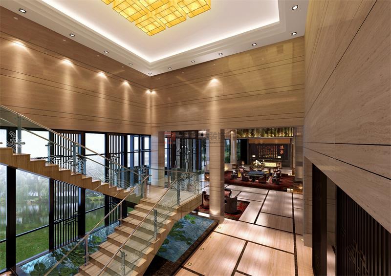 北京萬興通達辦公裝修項目-德馨溫泉酒店裝修案例效果圖