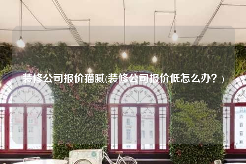 裝修公司報(bào)價(jià)貓膩(裝修公司報(bào)價(jià)低怎么辦?)