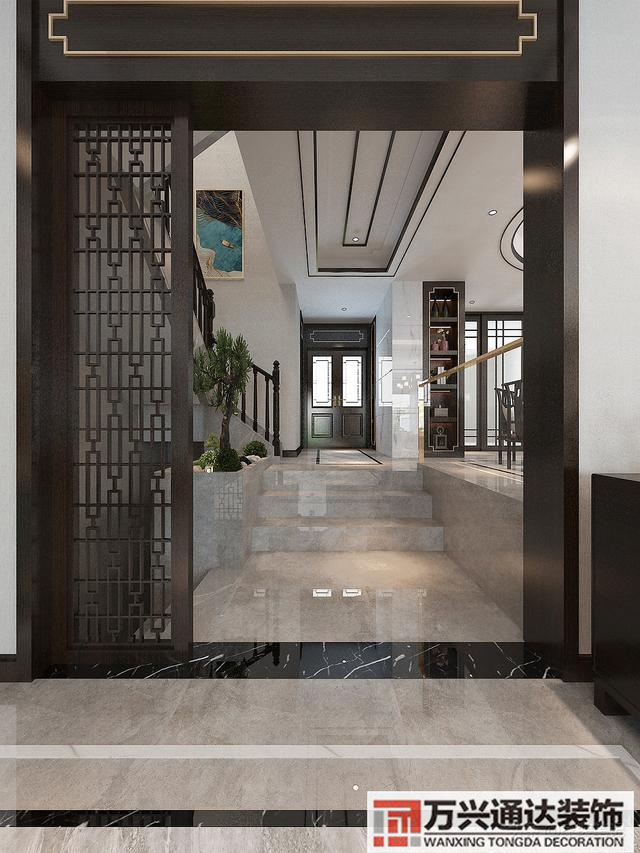 別墅中式裝修中式別墅設計裝修