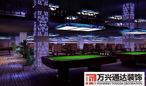 臺球室的裝修效果圖臺球室裝修風格效果圖