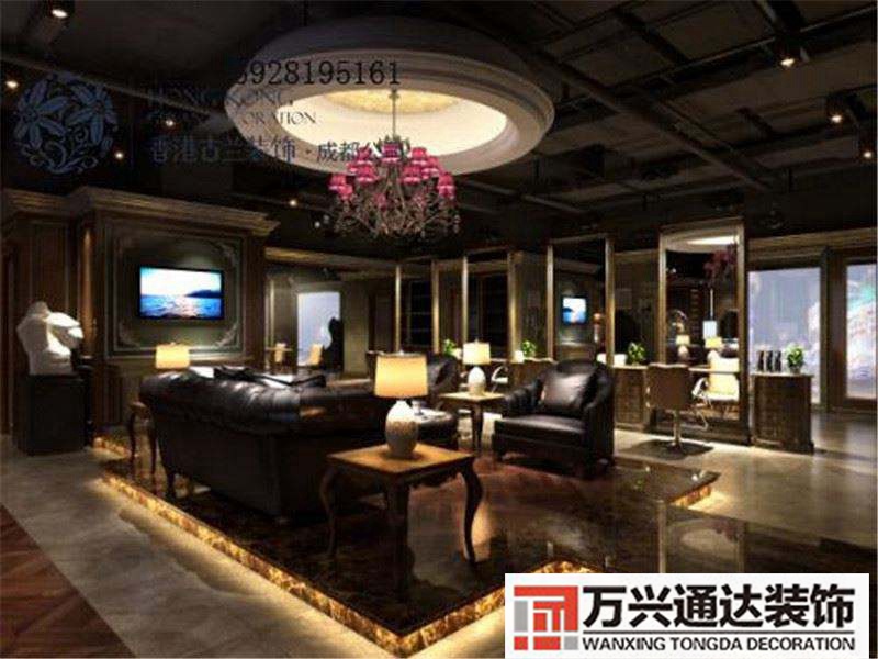 高檔美發店裝修美發店最新裝修風格