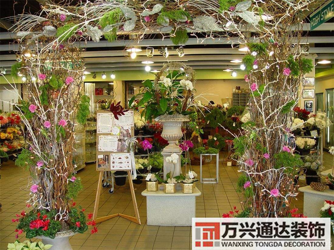 花店裝修效果圖30平米20平米花店裝修效果圖 風格