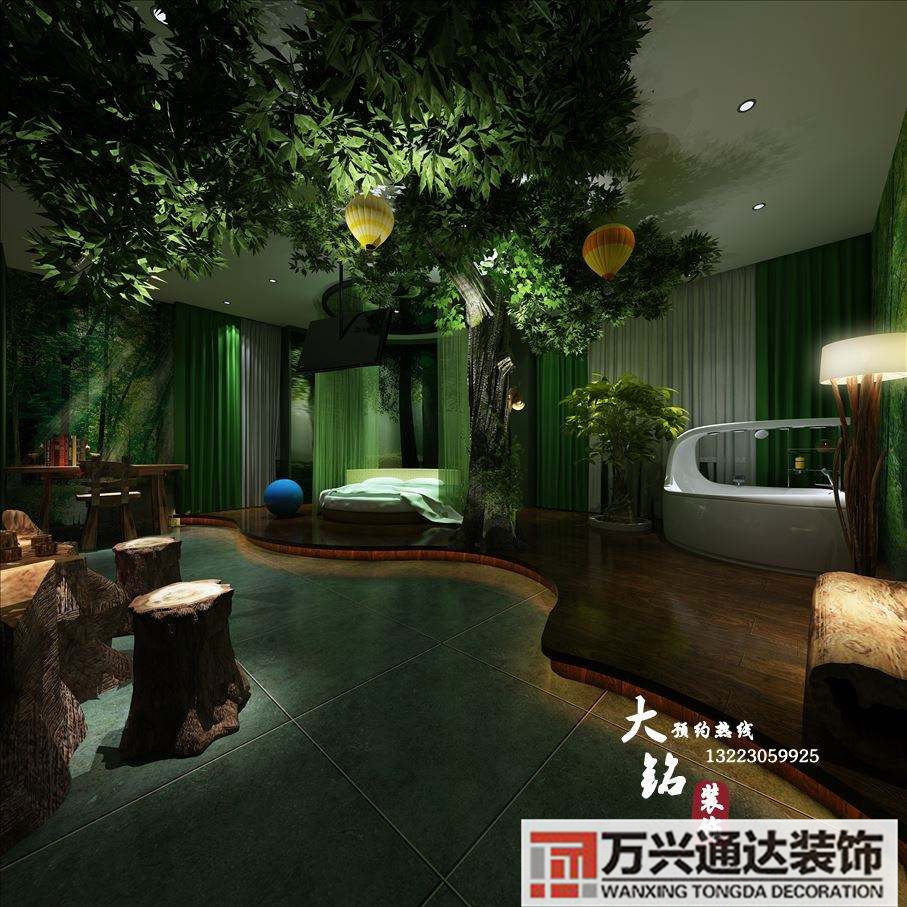 主題賓館裝修主題賓館裝修多少錢