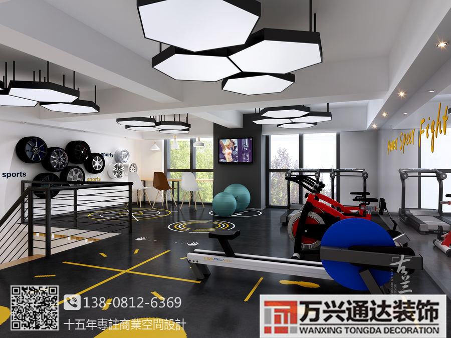 100平健身工作室裝修圖片100平健身工作室裝修設計圖