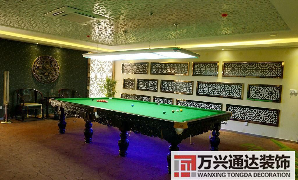 臺球室裝修的風格現(xiàn)代臺球室裝修風格