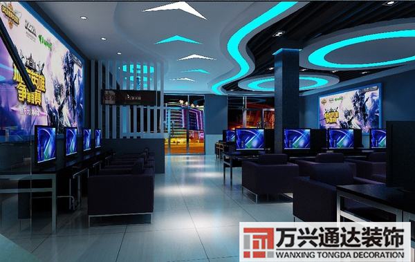 裝修網(wǎng)咖最新網(wǎng)咖裝修風格